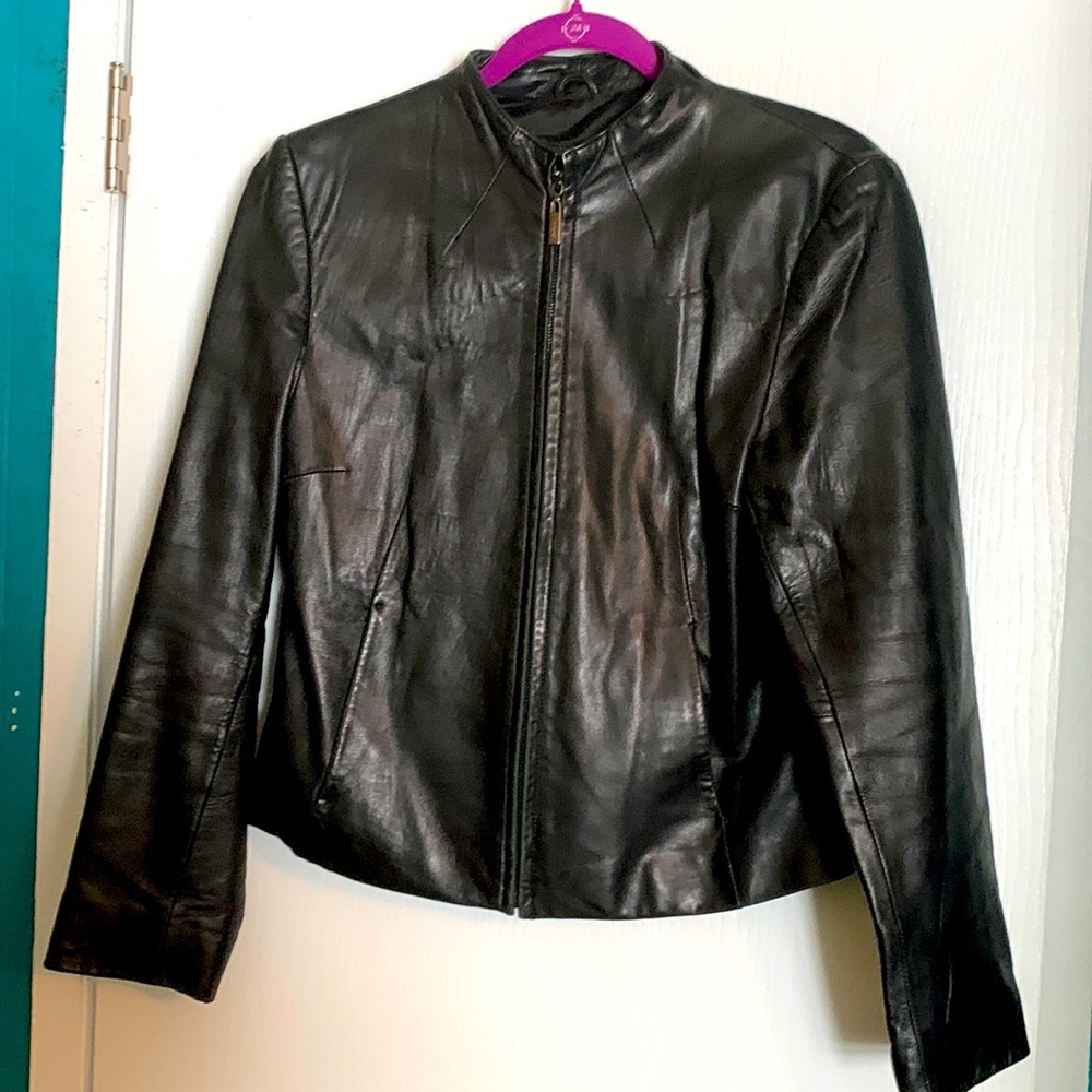Black Leather Jacket / GUC